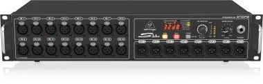 Behringer S16 I/O box, 16 távirányítható Midas előerősítő, 8 kimenet, AES50