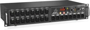 Behringer S16 I/O box, 16 távirányítható Midas előerősítő, 8 kimenet, AES50