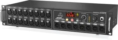 Behringer S16 I/O box, 16 távirányítható Midas előerősítő, 8 kimenet, AES50