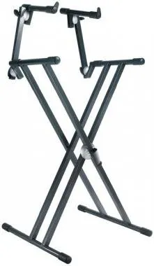 PROEL SPL252 Keyboard állvány X kétszintes, dupla SNAP LOCK, a, szürke, m: 560-970mm, sz:400 mm, max