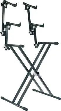 PROEL SPL253 Keyboard állvány X háromszintes, dupla SNAP LOCK, a, szürke, m: 560-970mm, sz: 400mm ma