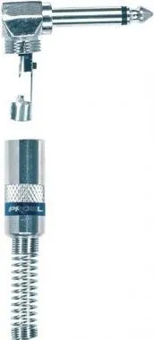 PROEL S240 Mono 6,3 mm pipa jack dugó fém, speciális kábelrögzítő (5 db/csomag)