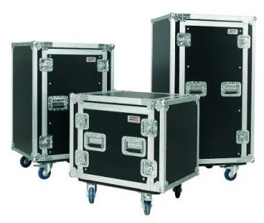 PROEL SA12BLKM Rackdoboz combo 12U gurulós, felül 10U keverő hely, mé:450 mm, 19