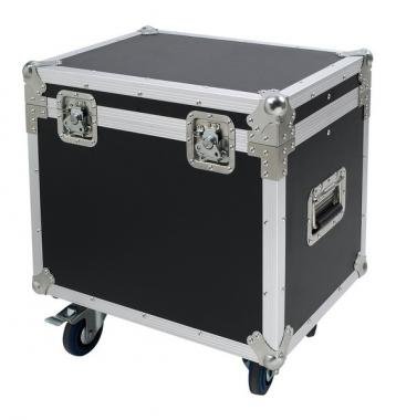 PROEL Rack box, mobilní, 600x400x500 mm, černá, 8 mm tloušťka, 100 mm kola