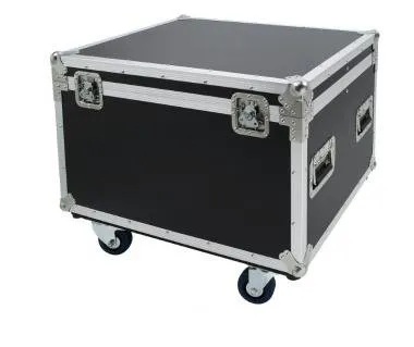 PROEL SL20BLKW Rack doboz tároláshoz, gurulós, méret: 800x600x500 mm, fekete, vastagság: 8 mm, 100 m