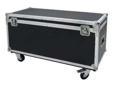 PROEL SL25BLKW Rack doboz tároláshoz, gurulós, méret: 1200x400x500 mm, fekete, vastagság: 8 mm, 100