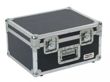 PROEL SL05BLK Rack doboz multifunkció, bélelt, méret: 450x350x220 mm, fekete, vastagság: 5 mm