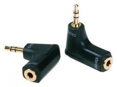 DH ONEHERO adaptér, 90 stupňů, 3,5mm stereo jack - 3,5mm stereo jack