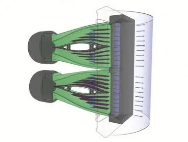 AXIOM AX2010AAXIOM Aktív line array hangfal 2X10