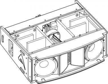 AXIOM AX2065PAXIOM Aktív line array hangfal 2X6,5
