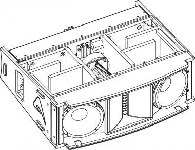 AXIOM AX2065AWHAXIOM Aktív line array hangfal 2X6,5