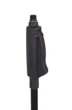 DIE HARD DHPMS10 mikrofonállvány, kerek talpas, egyenes, gém nélkül, egykezes állítás, 4,2kg, fekete
