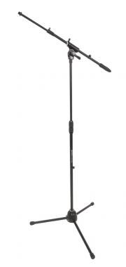 DH mikrofonový stojan, 3 nohy, výška: 990-1690mm, hmotnost: 2,9kg, černý