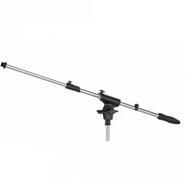 DIE HARD DHPMS55 mikrofonállvány, 3 lábú, gémmel, m: 990-1690mm, gém: 580-910mm, 2,9kg, króm szín