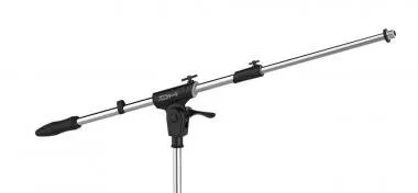 DIE HARD DHPMS55 mikrofonállvány, 3 lábú, gémmel, m: 990-1690mm, gém: 580-910mm, 2,9kg, króm szín