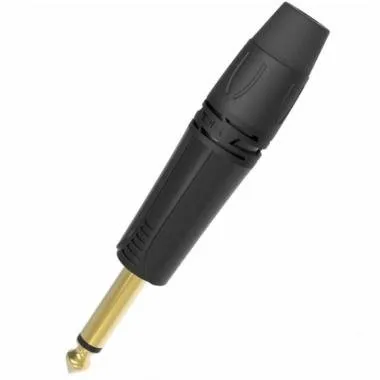 DIE HARD DHJ63MBK ONEHERO 6,3mm monó jack dugó, szerelhető, fekete