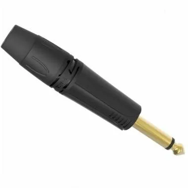 DIE HARD DHJ63MBK ONEHERO 6,3mm monó jack dugó, szerelhető, fekete