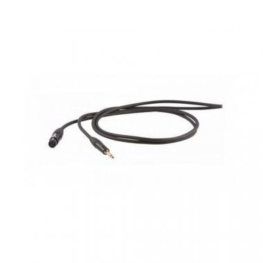 DH mikrofonní kabel, 5 m, asymetrický, 6,3mm mono jack - 3P XLR