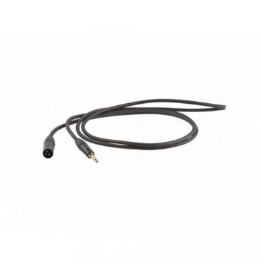 DH mikrofonní kabel, 5 m, symetrický, 6,3mm jack - 3P XLR