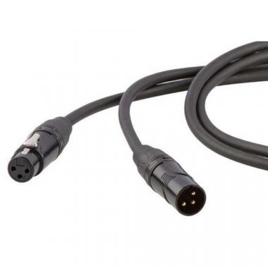 DH mikrofonní kabel, 5 m, symetrický, 3P XLR samec - 3P XLR samice