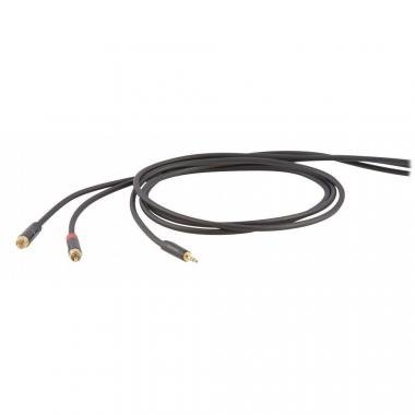 DH Y kabel, 1,8 m, 3,5mm jack - 2x RCA