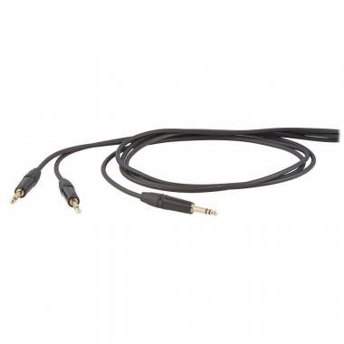 DH IM kabel, 1,8 m, ONEHERO 1x 6,3mm stereo jack - 2x 6,3mm mono jack