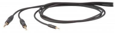 DH IM kabel, 1,8 m, ONEHERO 1x 3,5mm stereo jack - 2x 6,3mm mono jack