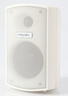 Proel Ktwočinný instalační reproduktor, bílý, 3,5, 30W @ 8 ohm/70/100V