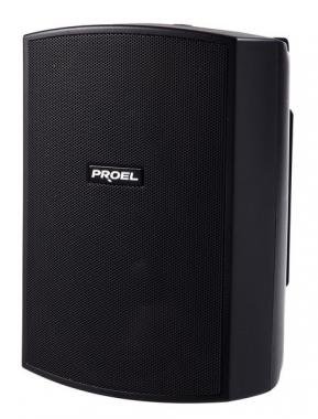 PROEL Kétpasmová instalační reproduktor, černý, 5, 60W @ 8 ohm/70/100V, SPL 87 dB