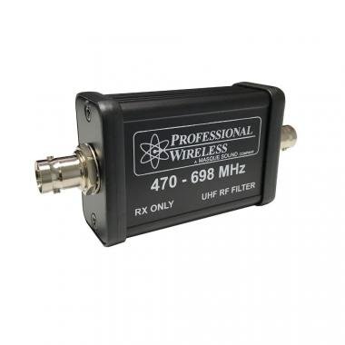 Professional Wireless Širokopásmový UHF filtr, 470-698 MHz