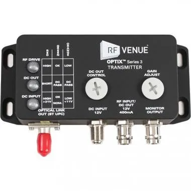 RF Venue RFV-OPTX1-S3-E - RF jel optikai átalakító 1 adó 1 vevő szett