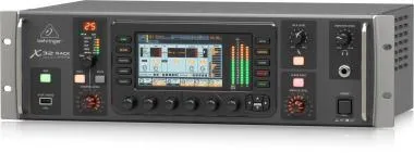 Behringer X32 RACK keverő, digitális, 40 bemenet, 25 bus, rackbe szerelhető, 25 motorizált fader