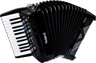 Roland digitální harmonika s vestavěným reproduktorem, černá