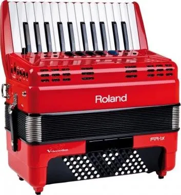 Roland FR-1X RD digitális tangóharmonika beépített hangszóróval - piros