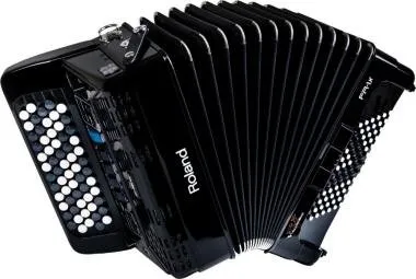Roland FR-1XB BK digitális tangóharmonika beépített hangszóróval gombos - fekete