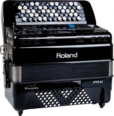 Roland FR-1XB BK digitális tangóharmonika beépített hangszóróval gombos - fekete