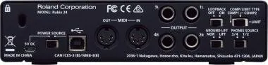 Roland RUBIX24 USB audió interfész 2 bemenet / 4 kimenet