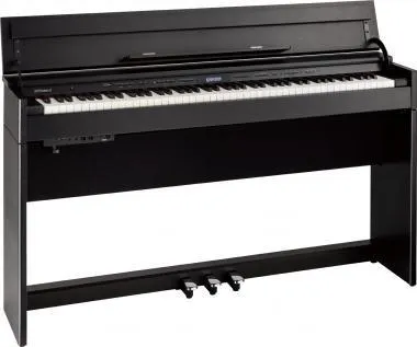 Roland DP603-CB digitális modern keskeny zongora 2 hangszórós PHA-50 billentyűzet - modern fekete