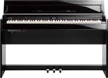 Roland DP603-PE digitális modern keskeny zongora 2 hangszórós PHA-50 billentyűzet - fényes fekete