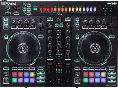 Roland DJ kontroler, kombinace s dobgépou