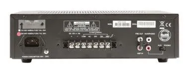 PROEL PA AMP03VR installációs keverőerősítő, integrált lejátszó, USB, 2 mic in, 1 aux in, 70V, 100V