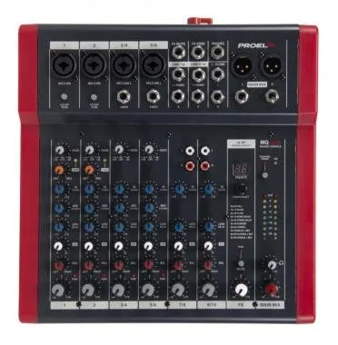 PROEL MQ10FX Analóg keverő 10 bemenet, FX,
