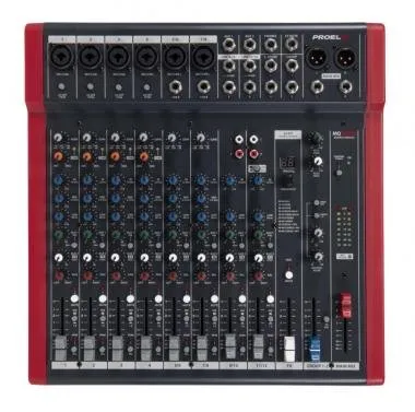 PROEL MQ12USB Analóg keverő 12 bemenet, FX, USB