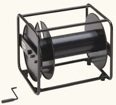 PROEL AV425N Üres, kábeldob, osztott, dobØ395mm, fém keret, hajtókar (kábel Ø15mm=210méter, Ø32mm=45