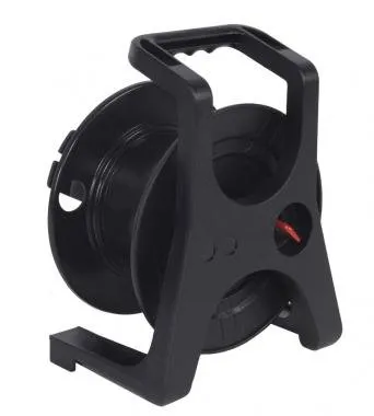 PROEL AV185 Üres kábeldob, külső Ø235mm (kábel Ø3mm=315méter, Ø7mm=57méter) fekete