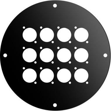 Proel Přední panel pro kabelový buben AV190/AV195, 12x D otvory, černý