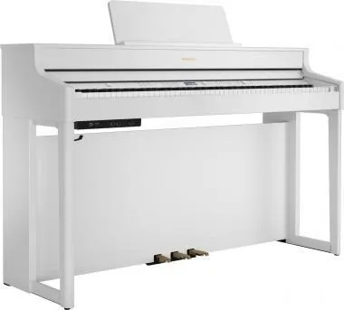 Roland HP702-WH SET digitális zongora 2 hangszórós PHA-4 billentyűzet,324 hang,384 hang polifónia - fehér