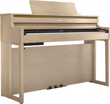 Roland HP704-LA SET digitális zongora 4 hangszórós PHA-50 billentyűzet,324 hang,384 hang polifónia -világos tölgy