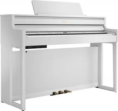 Roland HP704-WH SET digitális zongora 4 hangszórós PHA-50 billentyűzet,324 hang,384 hang polifónia - fehér