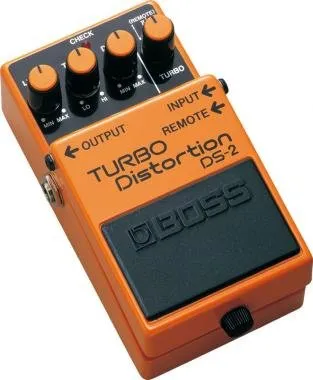 BOSS DS-2 Turbo Distortion+B523 effekt pedál